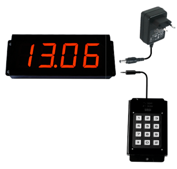 Chronomètre numérique C4-4 commandé par clavier
