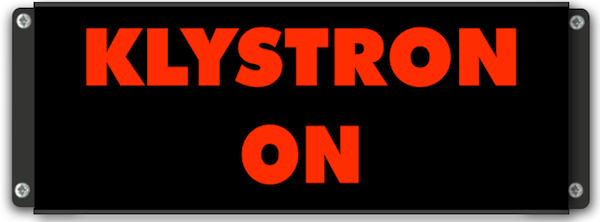 panneau lumineux Klystron ON