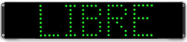 Afficheur état LIBRE