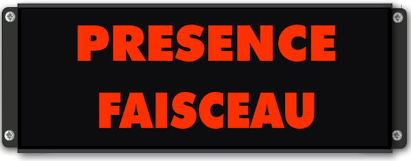 panneau lumineux Présence faisceau