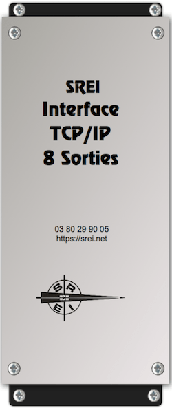 Interface Ethernet Récepteur SREI pour transmission de contacts par TCP/IP